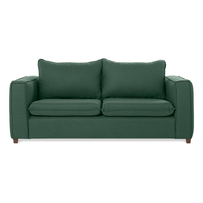 Sofa Tela Verde Deka | Sofá | salas